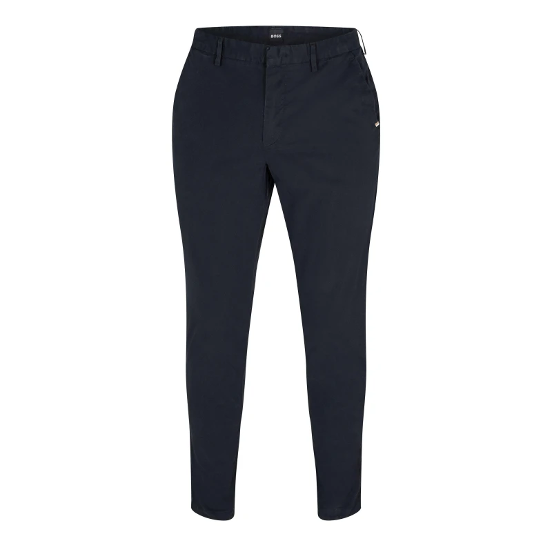 Image of Boss Mens Kaito3-D Straight Leg Trousers Black male 30