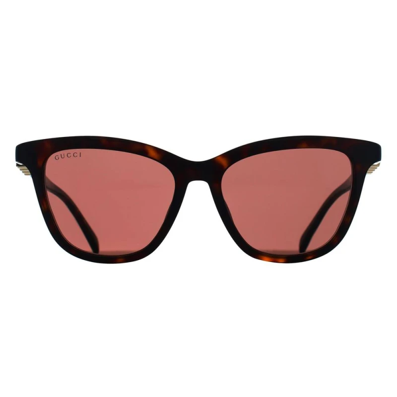 Image of Gucci Womens Cat Eye Havana Brown GG2032S Brown Female One Size