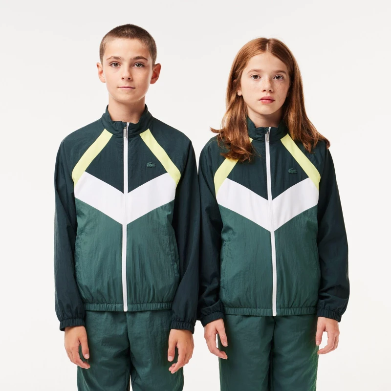 Image of Lacoste Unisex Kids Tracksuit Top Sinople/Limeira unisex 14Y