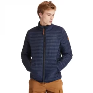 Image of Timberland Axis Peak Packaway Jacket For Men In Navy, Size L