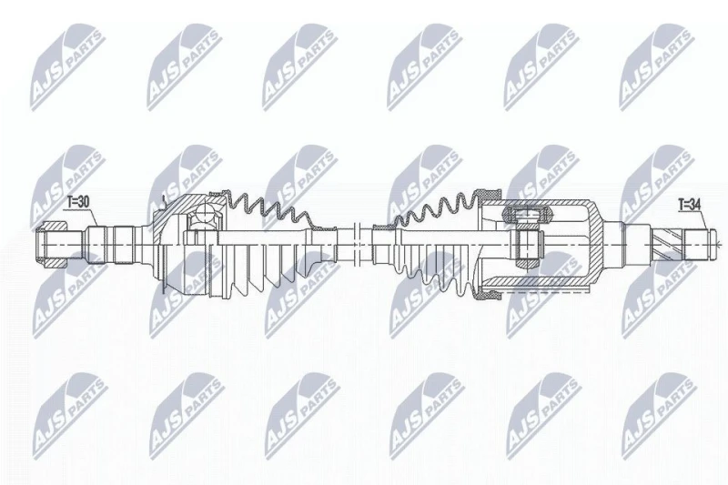 Image of NTY Drive shaft NTY NPW-DW-037