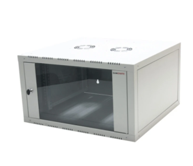 Image of LogiLink W09E66G rack cabinet 9U Wall mounted rack Grey