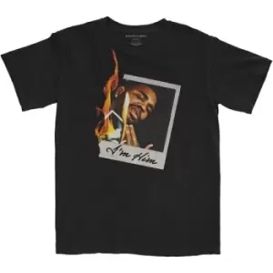 image of Kevin Gates - Polaroid Flame Unisex XX-Large T-Shirt - Black