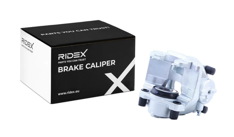 Image of RIDEX 78B1871 Brake caliper Front Axle, without holder Cast Iron Brake Caliper (78)