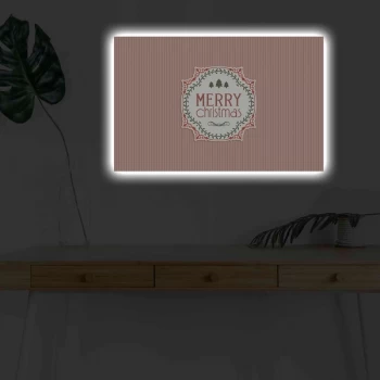 Image of 4570KARDACT - 006 Multicolor Decorative LED Lighted Canvas Painting