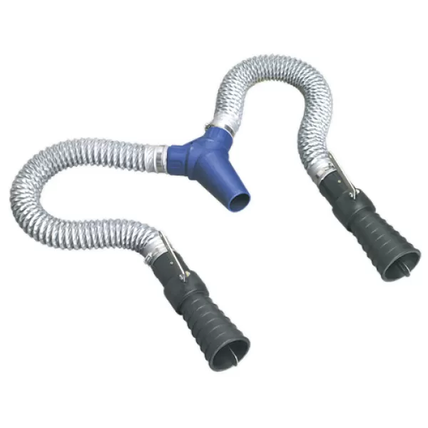 Image of Genuine SEALEY EFS07DE Exhaust Adaptor for Twin Pipes
