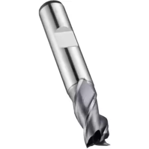 Image of C367 7.00MM HSS-E 3 Flute Flatted Shank Slot Drill - Alcrona Coated - DIN 327D