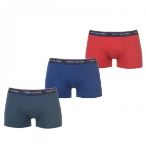 image of Tommy Bodywear Underwear Essentials 3 pk - Blu/Red/Blu