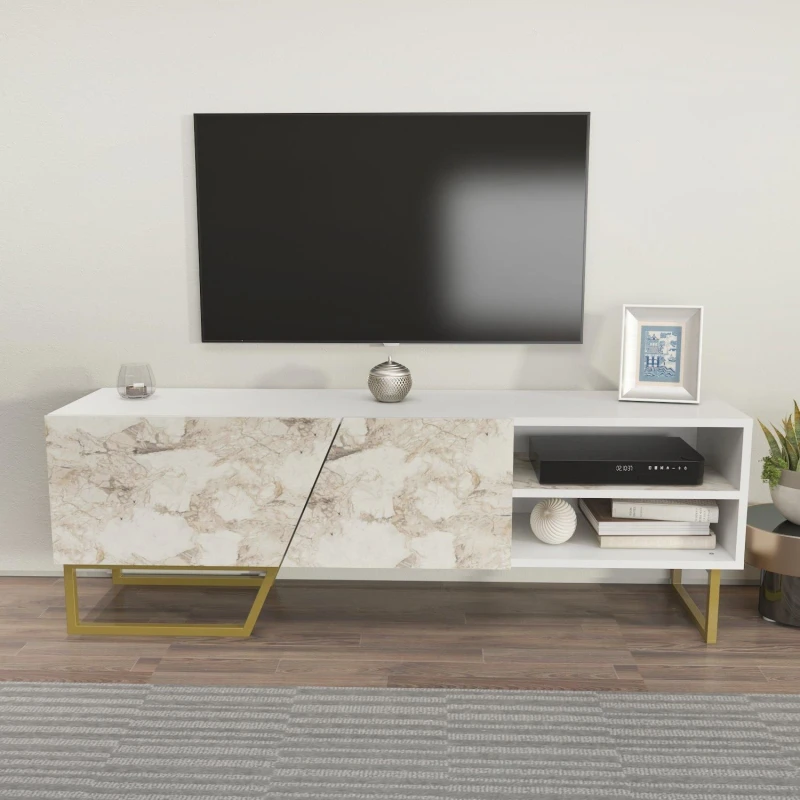 Image of Decorotika Denasse TV Stand TV Unit for TVs up to 60" Multicolor Unisex