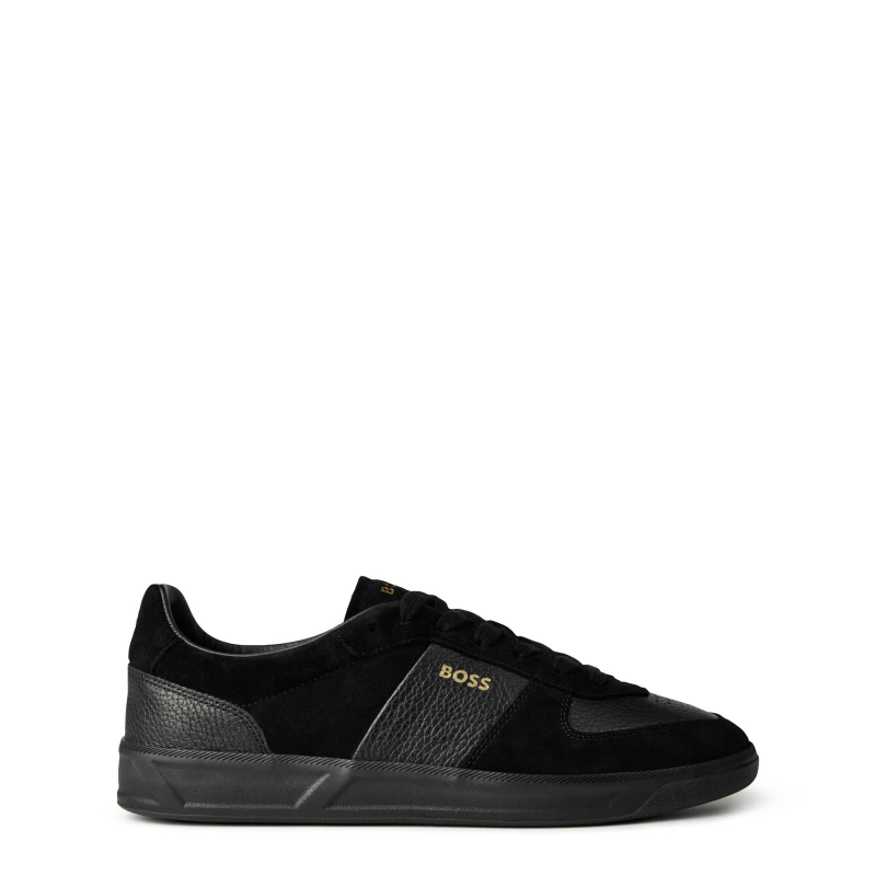 Image of Boss Mens Brandon Tennis Trainer, Tennis Style Black 005 male 9 (43)