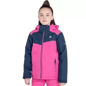 image of Dare 2b Girls Impose II Waterproof Breathable Hooded Coat 5-6 Years- Chest 24', (60cm)