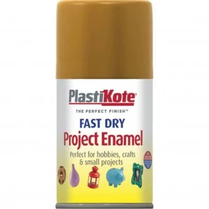 image of Plastikote Dry Enamel Aerosol Spray Paint Copper 100ml