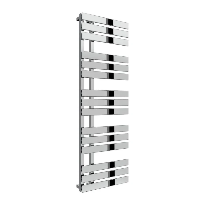 Image of Bathroom Kingdom Sesia Chrome Designer Flat Panel Heated Towel Rail 1500x500 in Silver Silver Unisex