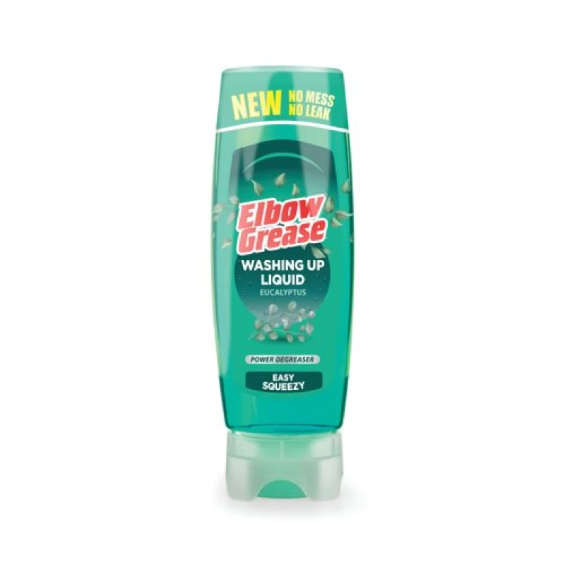 Image of Elbow Grease Elbow Grease Washing Up Liquid Eucalyptus 450ml (Pack of 12) EG341 EG341