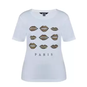 image of Golddigga Fashion T Shirt Ladies - White