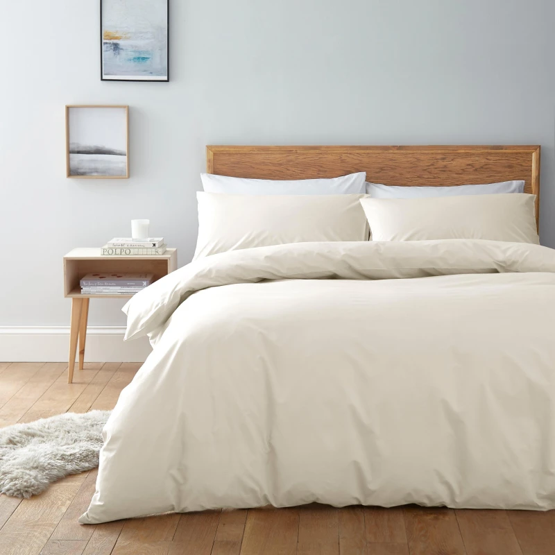 Image of Linea Egyptian 200 Thread Count Duvet Cover - White White Single