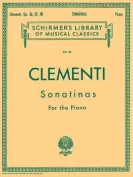 Image of 12 Sonatinas Op 36 37 38 by Muzio Clementi