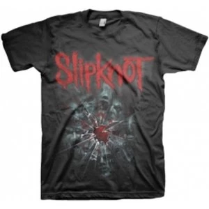 Image of Slipknot Shattered Mens Black T Shirt Large