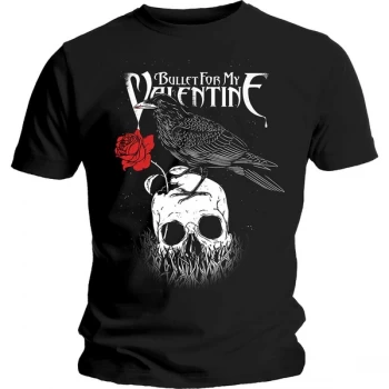Image of Bullet For My Valentine - Raven Unisex Large T-Shirt - Black