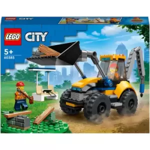 image of LEGO City: Construction Digger, Excavator Vehicle Toy (60385)