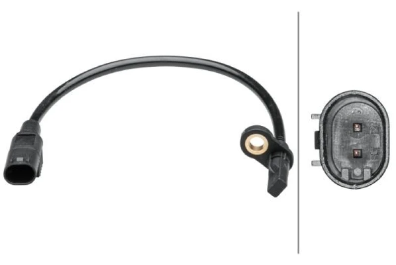 Image of HELLA ABS sensor HELLA 6PU 012 679-551