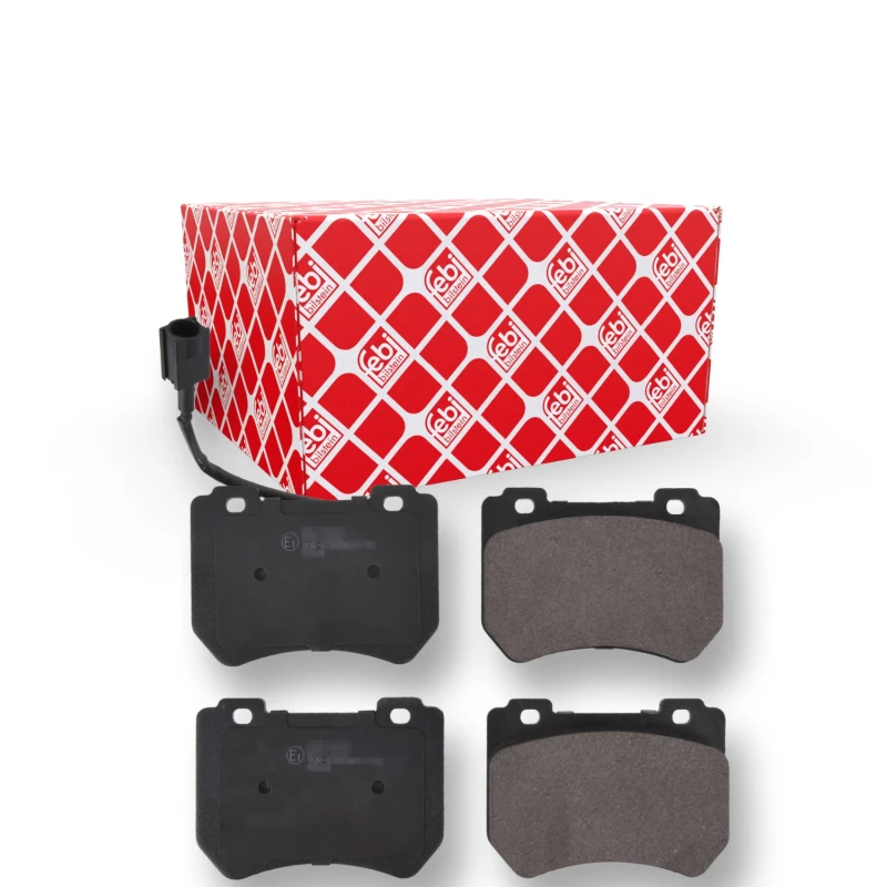 Image of FEBI BILSTEIN 16882 Brake pad set Front Axle, incl. wear warning contact Brake Pad Set,disc brake (402)