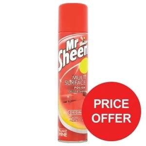 Image of Mr Sheen Original 4 in 1 Multi Surface Aerosol Spray Furniture Polish