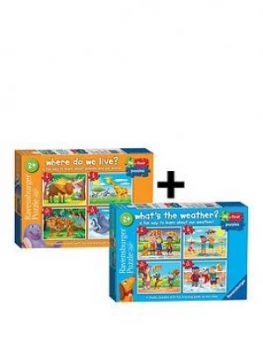 Image of Ravensburger My First Puzzle Jigsaw Twin Pack 3057/3058