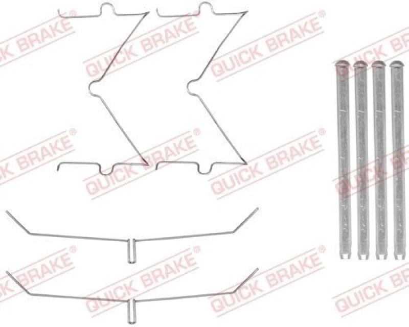 Image of QUICK BRAKE Brake pad fitting kit QUICK BRAKE 109-1885