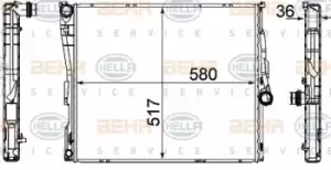 Image of x1 Behr Heat Exchanger 8MK376764-771 Genuine replacement part for Car Made in ID