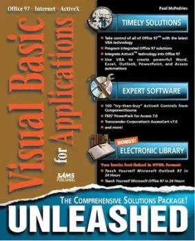 Image of Visual Basic for applications unleashed by Paul McFedries