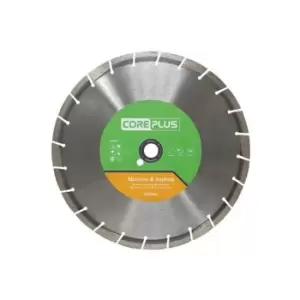 image of CorePlus AB350 Abrasive & Asphalt Diamond Blade 350mm