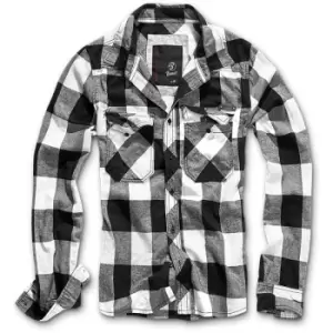 Image of Brandit Check Shirt, black-white, Size 2XL, black-white, Size 2XL