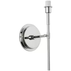 Image of Endon Rennes Fitting Only Wall Lamp, Bright Nickel Plate