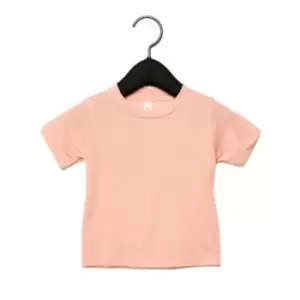 image of Bella + Canvas Baby Tri-Blend T-Shirt (12-18 Months) (Peach Triblend)