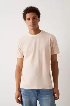 Image of Pink Short Sleeve Jacquard T-Shirt