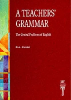 Image of A Teachers Grammar by R. a Close and R. a Close Paperback