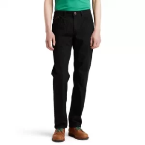 Image of Moto Guzzi X Timberland Selvedge Jeans For Men In Black Black, Size 34x32
