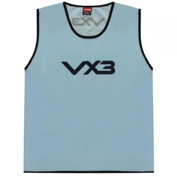 image of VX-3 Hi Viz Mesh Training Bibs Youths - Cyan