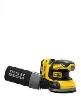 image of Stanley Fatmax Stanley Fatmax Sfmcw220D1S-Gb V20 18V Lithium Ion Cordless Random Orbit Sander V20 Ros 1 X 2.0Ah Battery