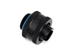 image of XSPC G1/4" to 3/8" ID 1/2" OD Compression Fitting (Matte Black) V2