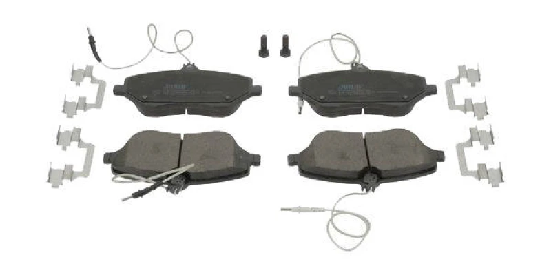 Image of JURID 573131JC Brake pad set incl. wear warning contact, PREMIER Ceramic Brake Pad Set,disc brake (402)