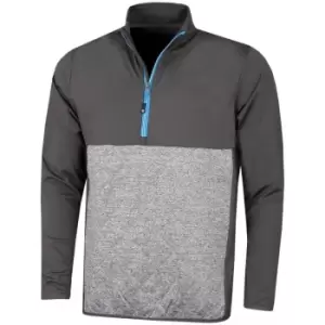 Image of ISLAND GREEN WINDSTOPPER - CHARCOAL / GREY MARL - XLARGE