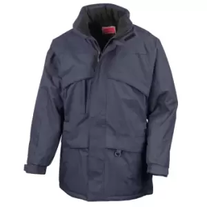 image of Result Mens Seneca Midweight Performance StormDri Waterproof Windproof Jacket (2XL) (Navy/Navy)