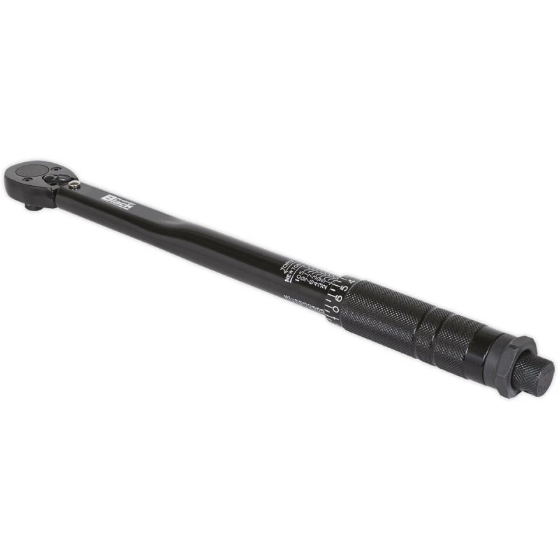 Image of Loops Calibrated Micrometer Torque Wrench - 3/8" Sq Drive - Flip Reverse - Black Black
