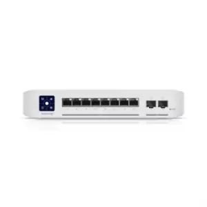 image of Ubiquiti Networks UniFi Enterprise 8 PoE Managed L3 2.5G Ethernet (100/1000/2500) Power over Ethernet (PoE) Stainless steel