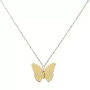 image of Olivia Burton Butterfly Gold IP Necklace - Gold