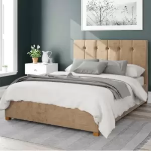 Image of Hepburn Firenze Velour Ottoman Bed Frame Champagne