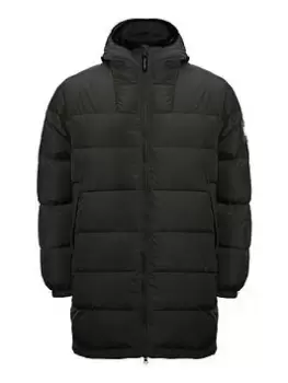 image of Weekend Offender Sapporo Long Quilted Down Jacket, Black Size M Men