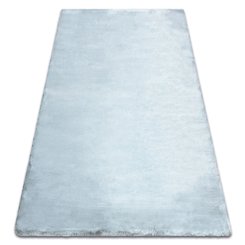 Image of RugsX Teddy New Rug in Silver Size: 60cm x 100cm Silver Unisex 60cm x 100 cm